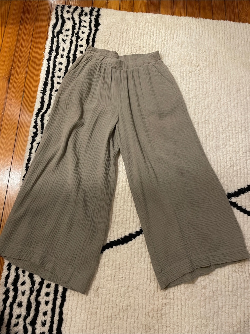 Nation ltd gauze cotton pants small